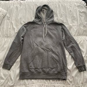 Gray oversized hoodie